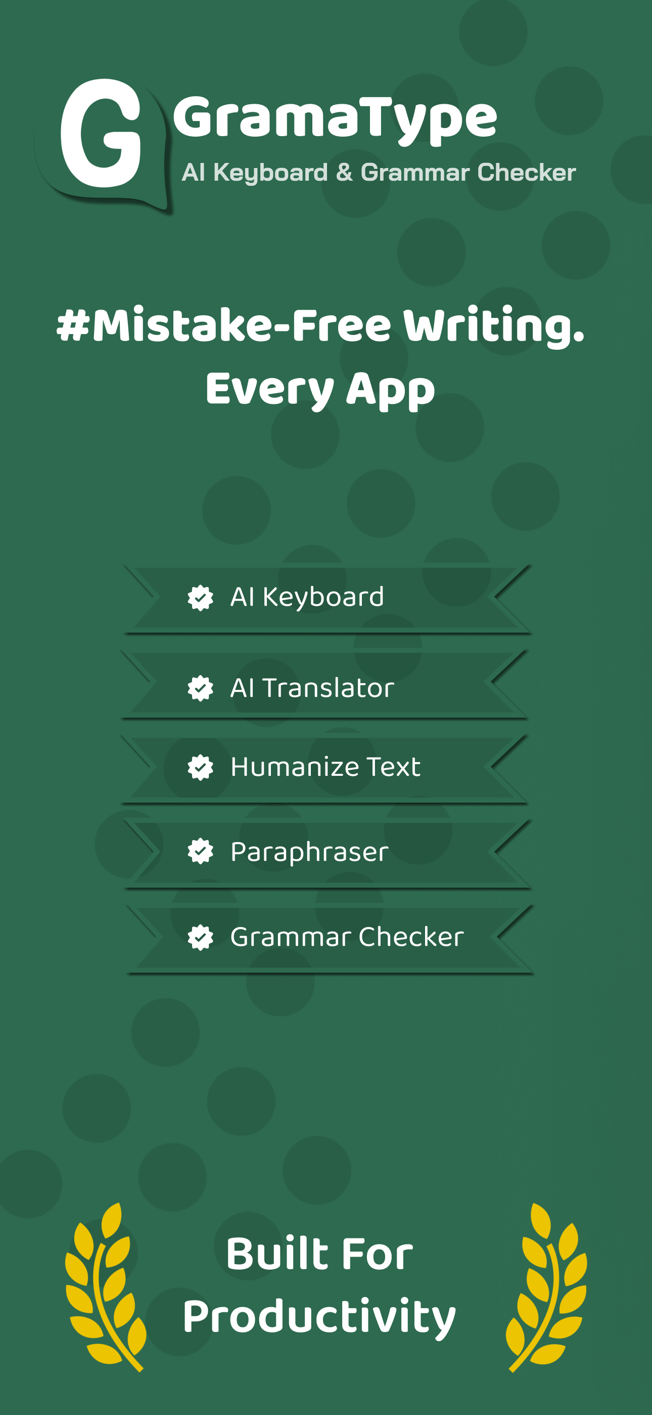 GramaType catching a grammar mistake and suggesting a fix